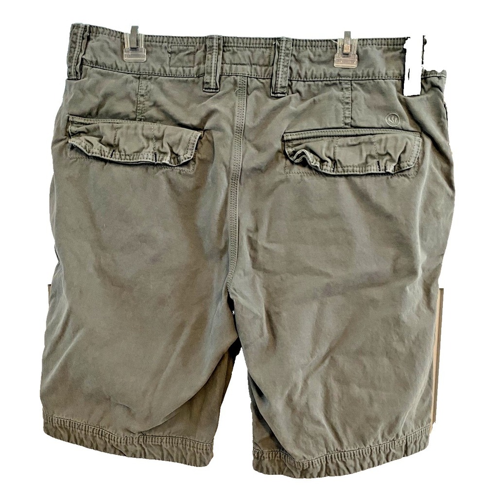 Fat Face British Designed Army Fern Green Utility Shorts Mens 38 Casual - Picture 2 of 7